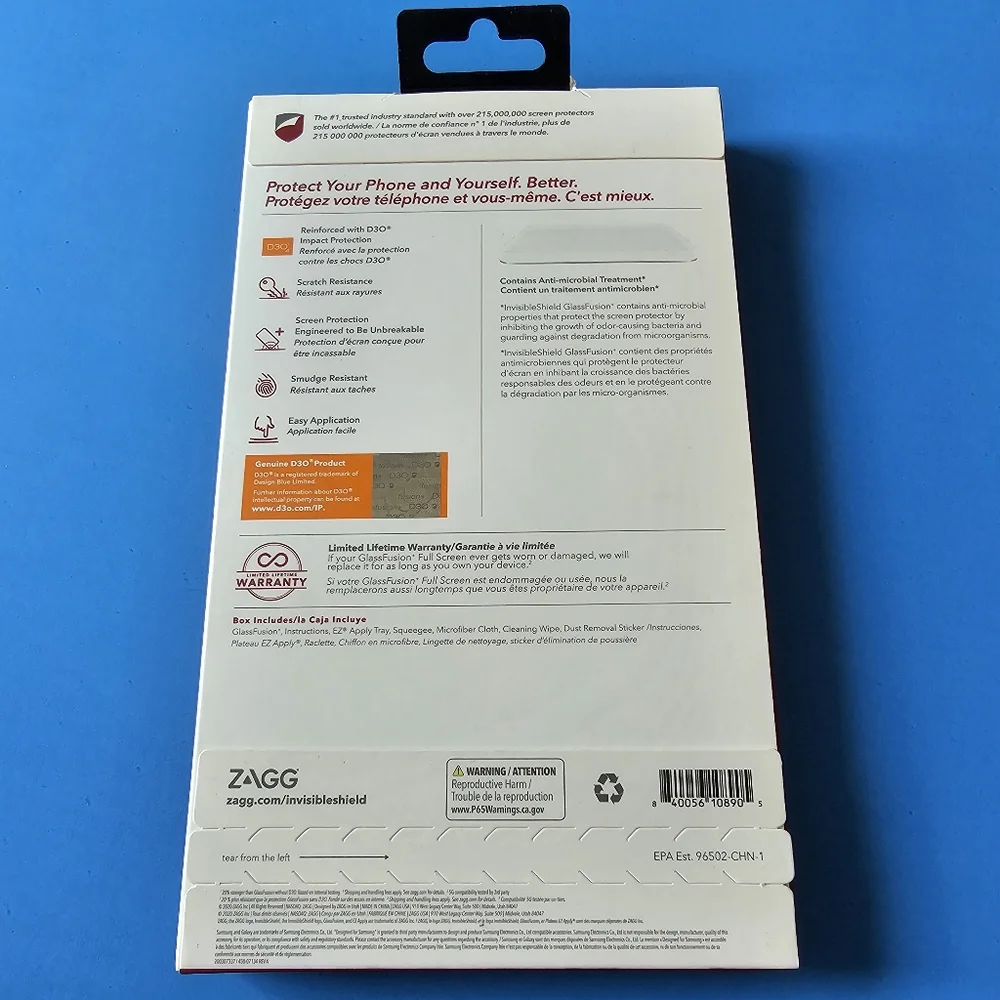 Galaxy S21+ 5G - ZAGG GLASSFUSION+ Screen Protector